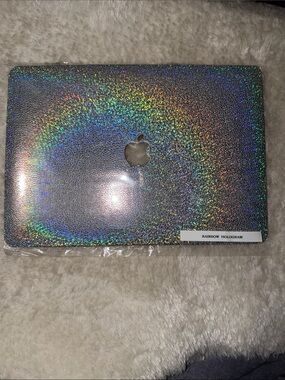 Apple Holographic Rainbow Glitter 13” Laptop Case